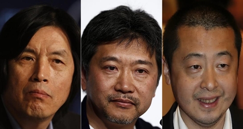 이창동·고레에다 히로카즈·지아장커(왼쪽부터)